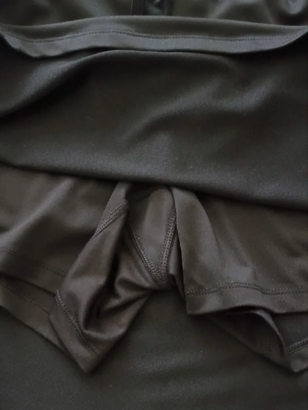Tek Gear Black Pull-On Athletic Skort with Drawstring